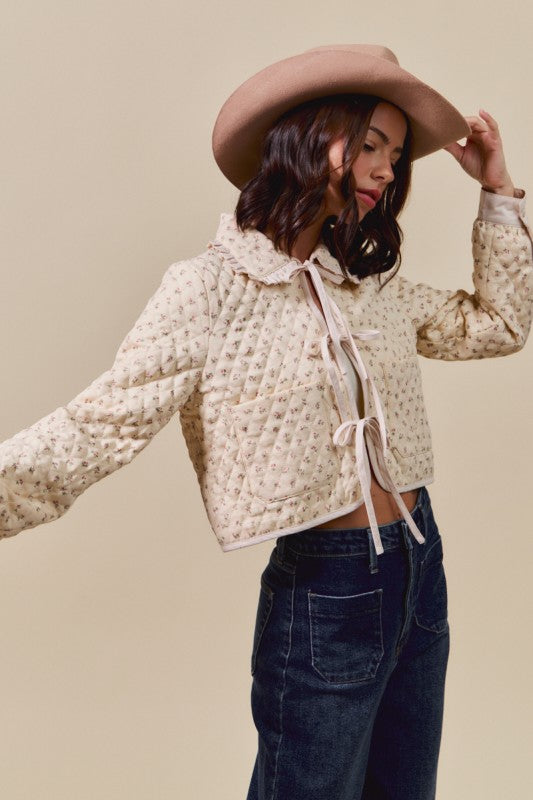 Rosebud Ribbon Jacket - Jupe NYC