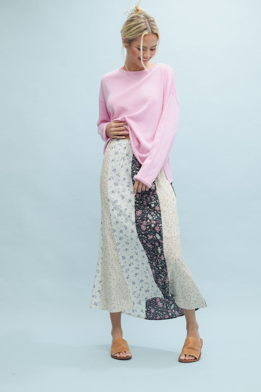 Edith Skirt Garden Stripe main image 0