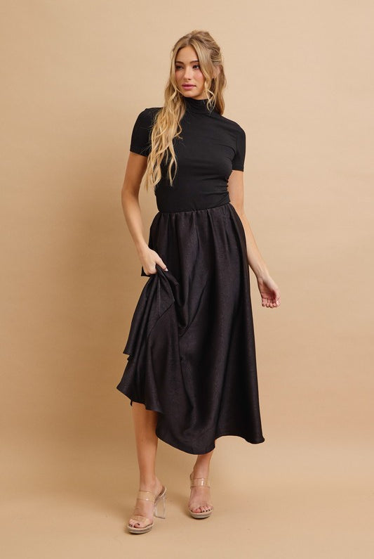 Elara Crinkle Skirt - Jupe NYC