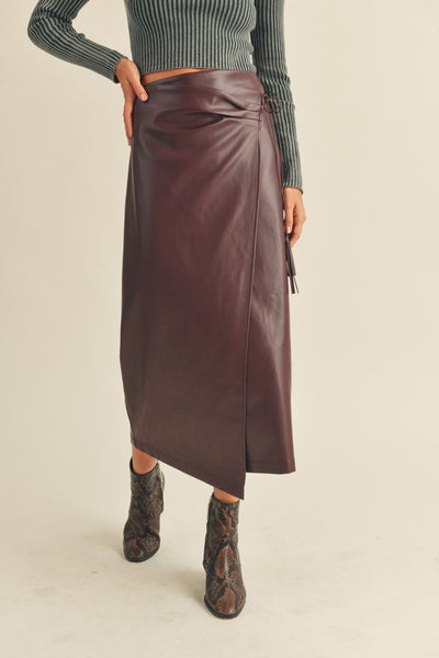 Colette Leather Skirt