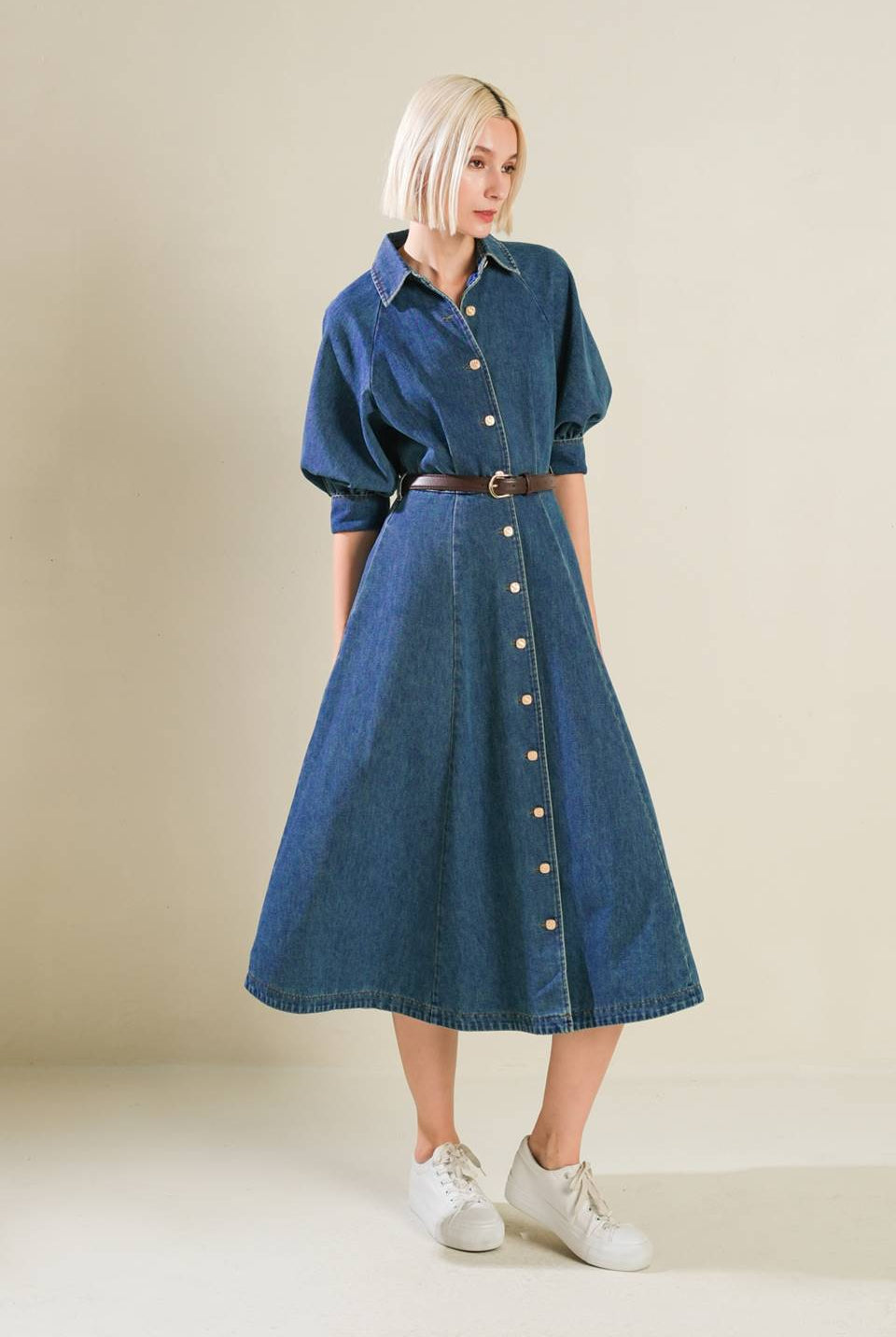 Tribeca Denim Dress - Jupe NYC