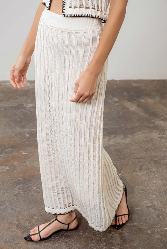 Crochet Maxi Skirt - Jupe NYC