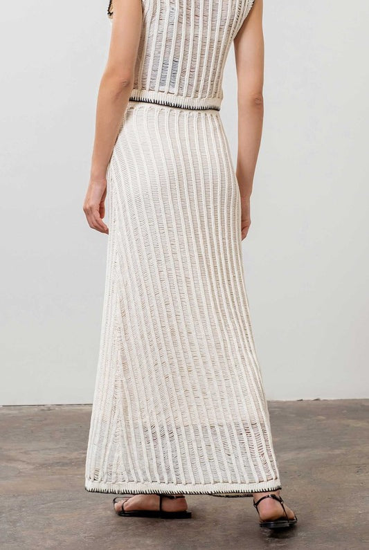 Crochet Maxi Skirt - Jupe NYC