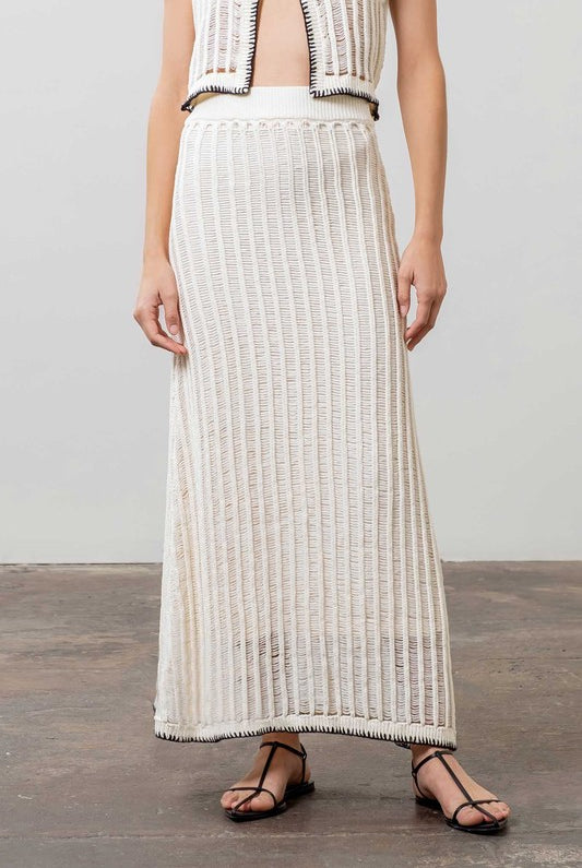 Crochet Maxi Skirt - Jupe NYC