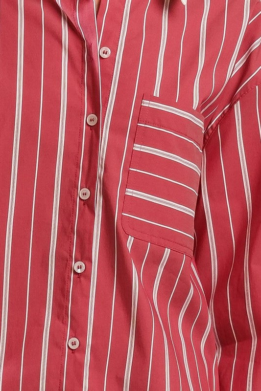 Malia Striped Top - Jupe NYC