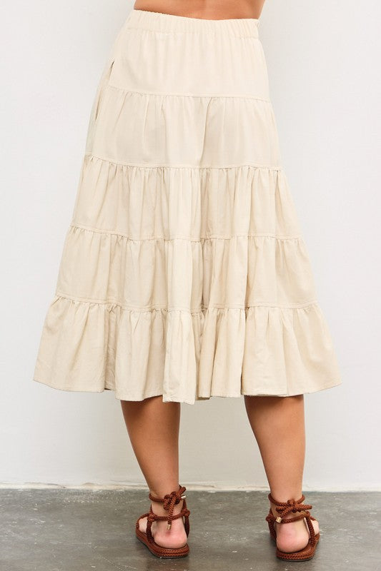 Wren Tiered Skirt - Jupe NYC
