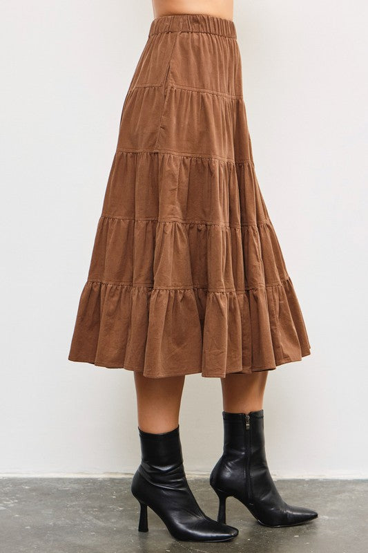 Wren Tiered Skirt - Jupe NYC