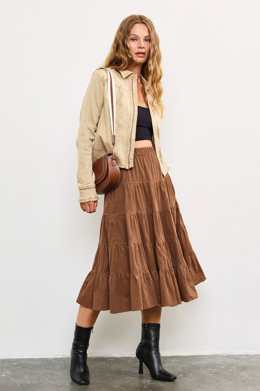 Wren Tiered Skirt - Jupe NYC