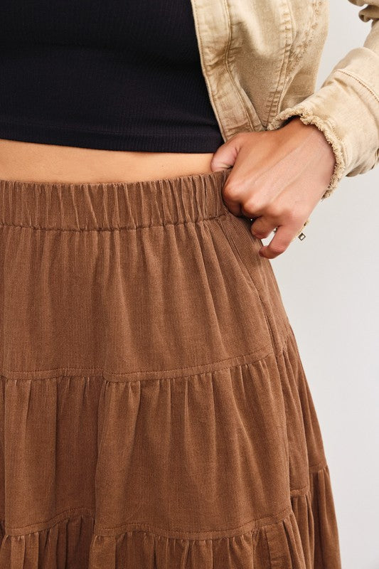 Wren Tiered Skirt - Jupe NYC
