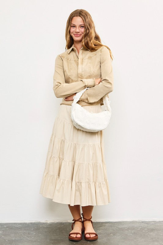 Wren Tiered Skirt - Jupe NYC