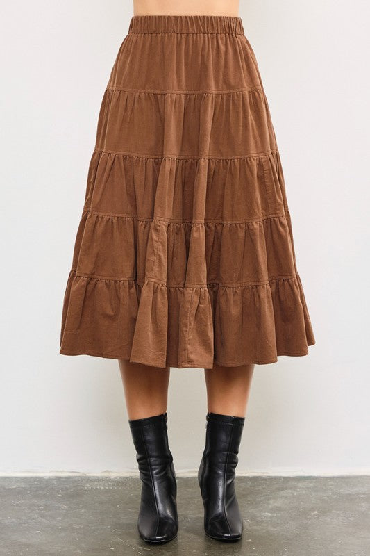 Wren Tiered Skirt - Jupe NYC