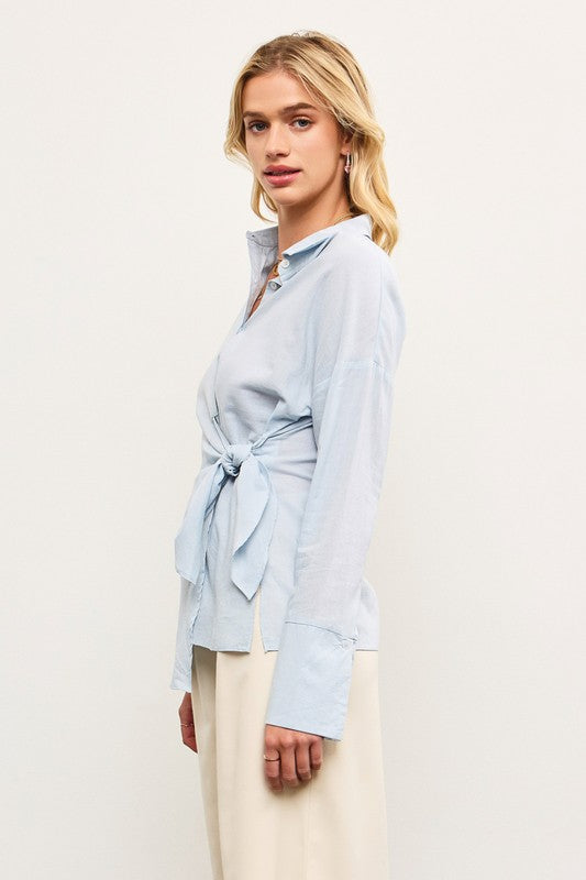 Harbor Wrap Top - Jupe NYC