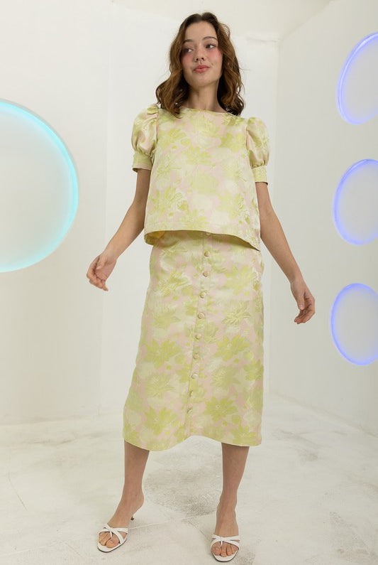 Eloise Floral Skirt - Jupe NYC