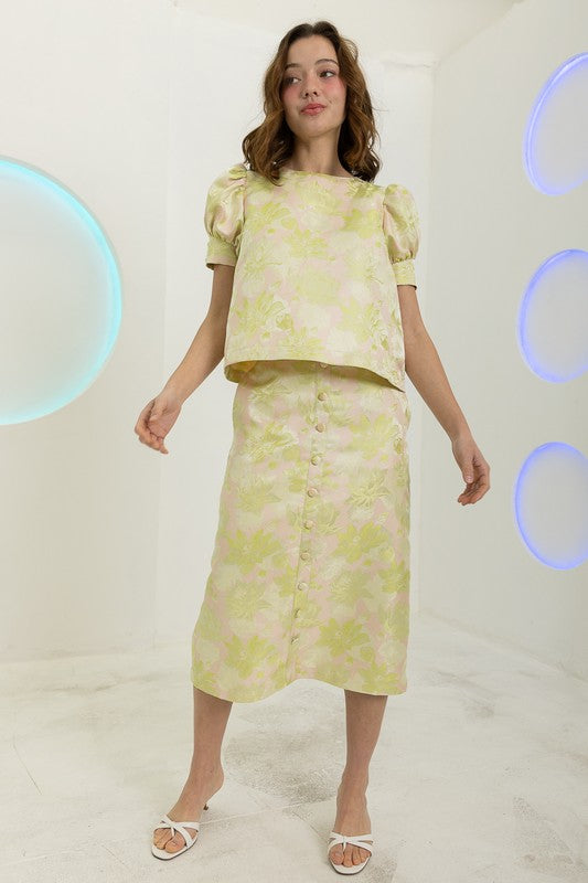 Eloise Floral Skirt - Jupe NYC