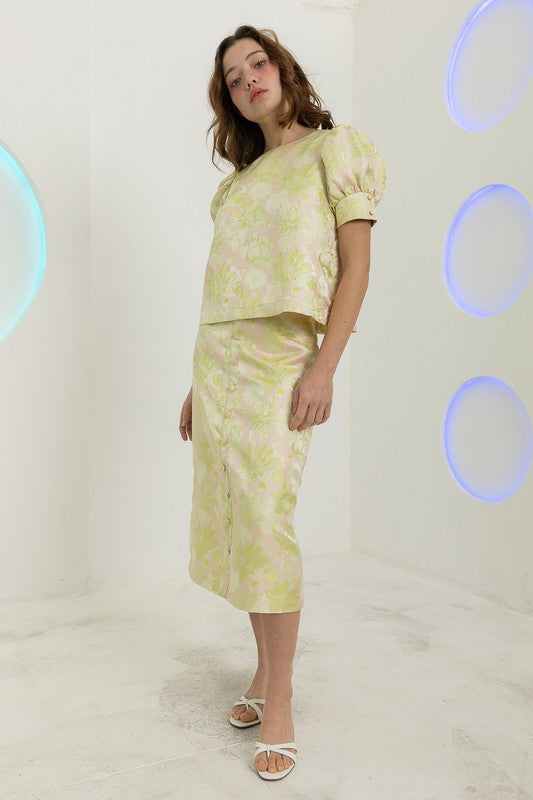 Eloise Floral Skirt - Jupe NYC