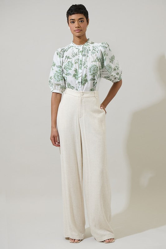 Willow Printed Top - Jupe NYC