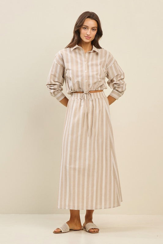 Coastal Stripe Set - Jupe NYC