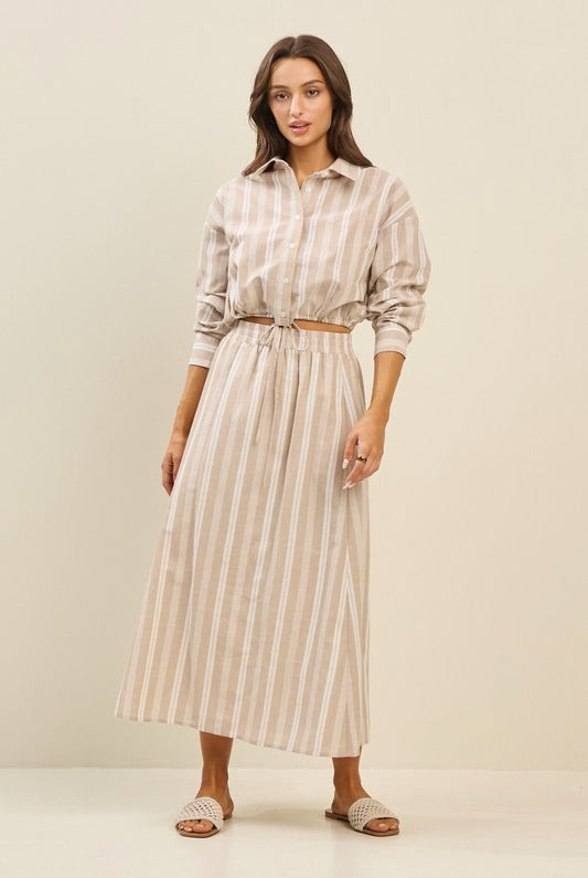 Coastal Stripe Set - Jupe NYC