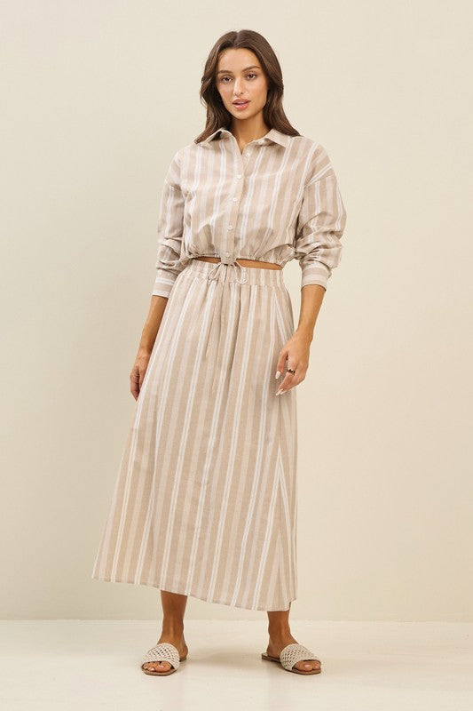 Coastal Stripe Set - Jupe NYC