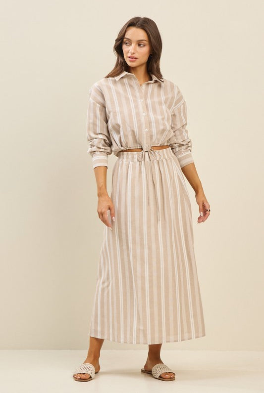 Coastal Stripe Set - Jupe NYC