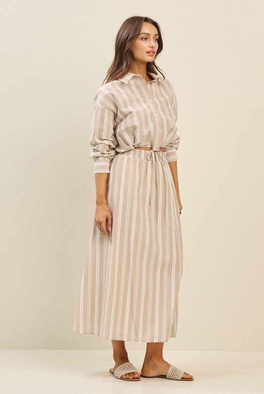 Coastal Stripe Set - Jupe NYC