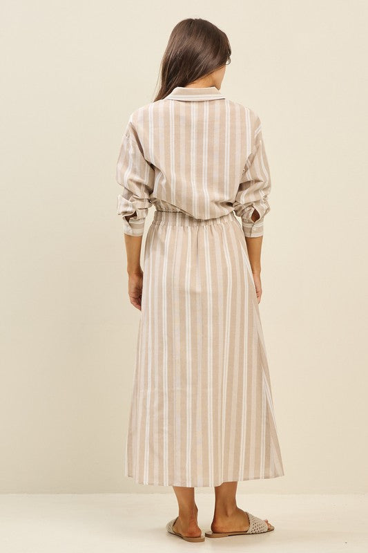 Coastal Stripe Set - Jupe NYC