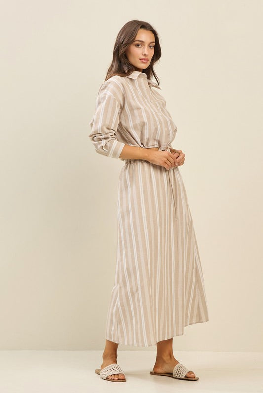 Coastal Stripe Set - Jupe NYC
