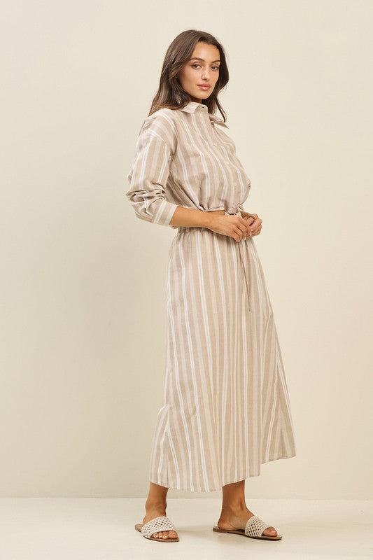 Coastal Stripe Set - Jupe NYC