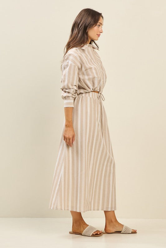 Coastal Stripe Set - Jupe NYC