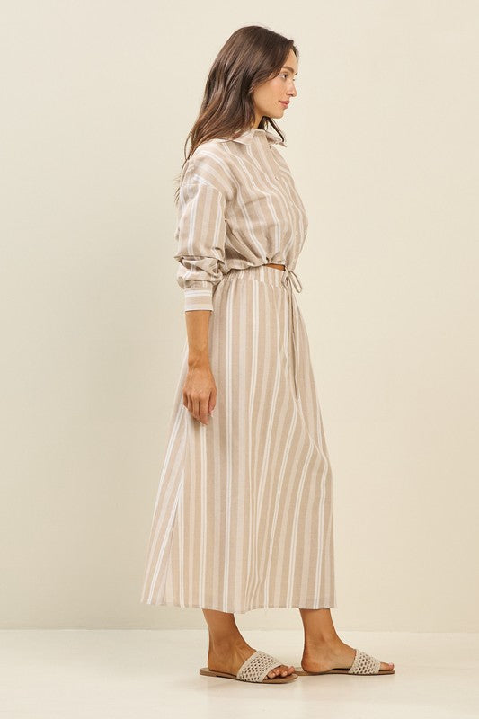 Coastal Stripe Set - Jupe NYC