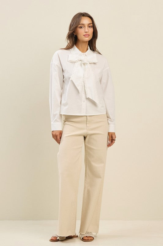 The Amélie Bow Top - Jupe NYC