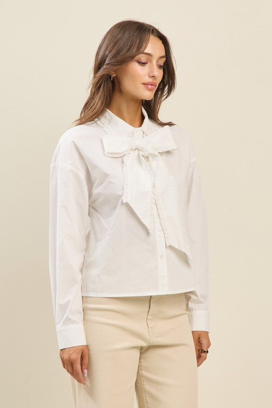 The Amélie Bow Top - Jupe NYC