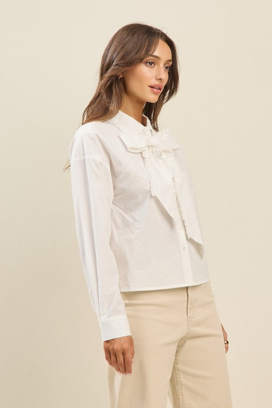 The Amélie Bow Top - Jupe NYC
