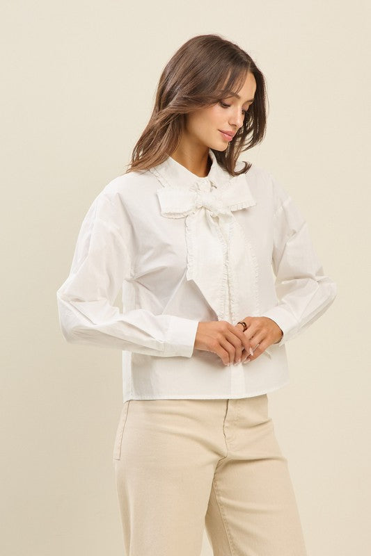 The Amélie Bow Top - Jupe NYC