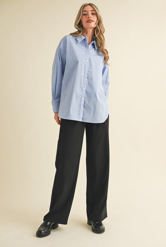 Tate Button Down Top - Jupe NYC