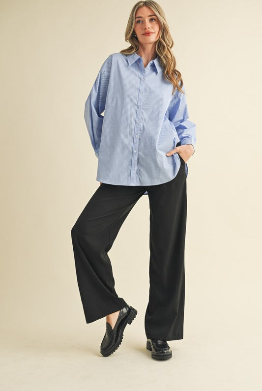 Tate Button Down Top - Jupe NYC