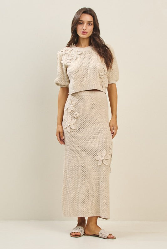 Petal Knit Set - Jupe NYC
