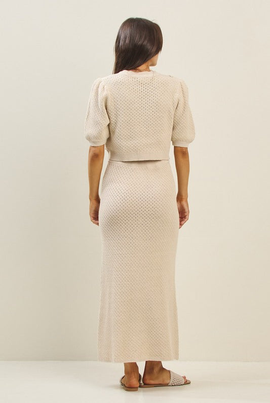 Petal Knit Set - Jupe NYC