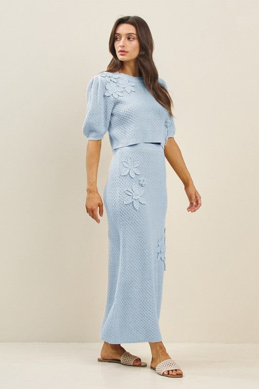 Petal Knit Set - Jupe NYC