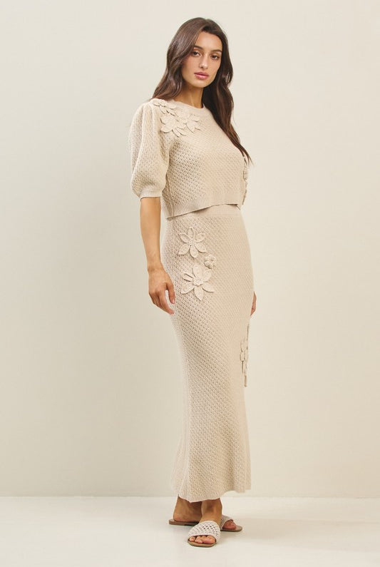 Petal Knit Set - Jupe NYC