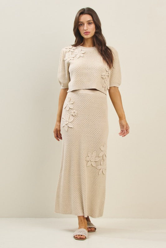 Petal Knit Set - Jupe NYC