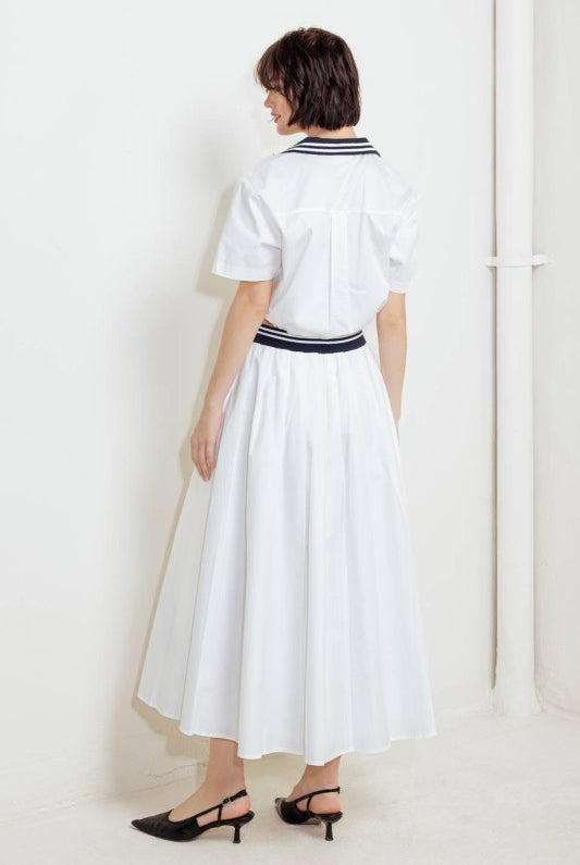 Wimbledon Midi Skirt - Jupe NYC