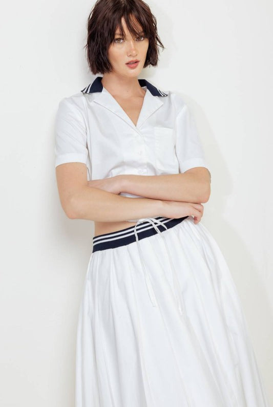 Wimbledon Midi Skirt - Jupe NYC