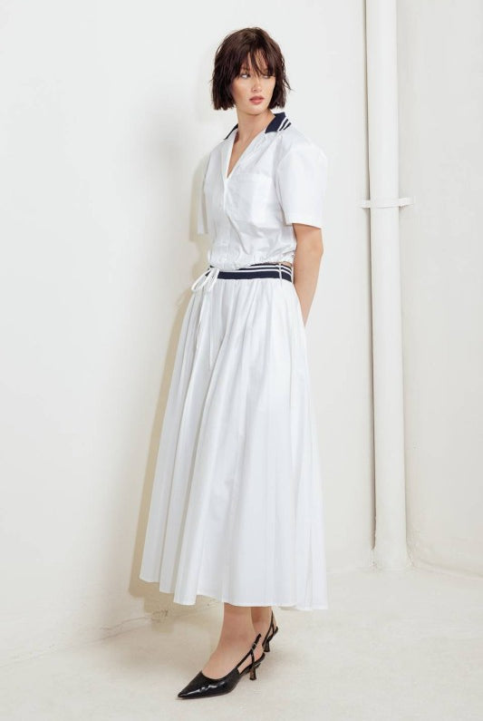 Wimbledon Midi Skirt - Jupe NYC