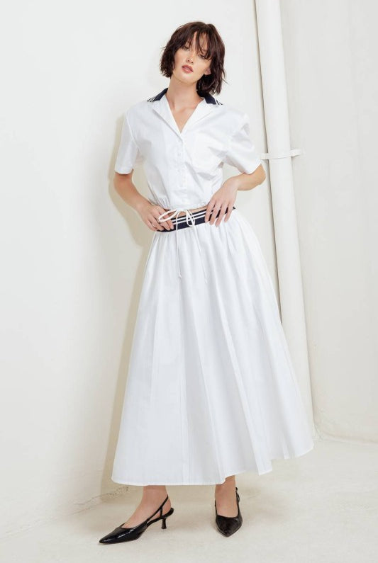 Wimbledon Midi Skirt - Jupe NYC