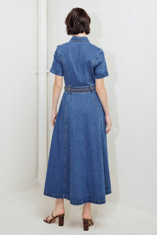Arlo Denim Dress - Jupe NYC