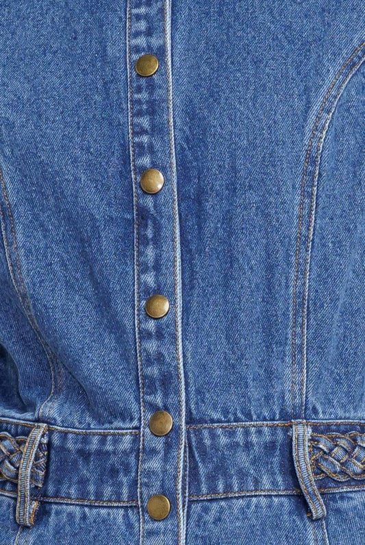 Arlo Denim Dress - Jupe NYC