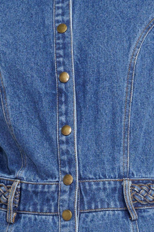 Arlo Denim Dress - Jupe NYC