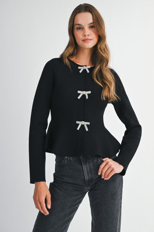 Midnight Soiree Sweater - Jupe NYC