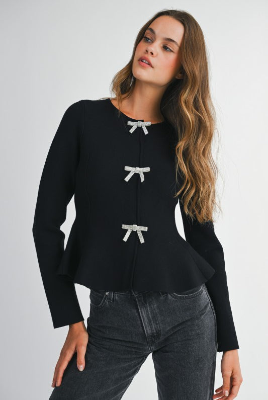 Midnight Soiree Sweater - Jupe NYC